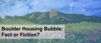 Boulder Real Estate Housing Bubble: Buy Now or Wait?