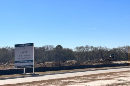 Asher Homes multifamily project underway in Cypress, Texas