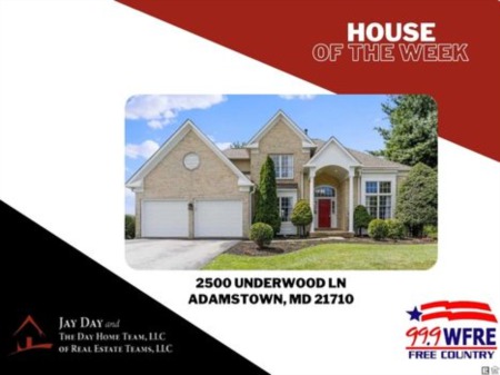 House of the Week- 2500 Underwood Ln Adamstown, MD