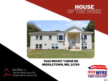 House of the Week - 	9316 Mount Tabor Rd, Middletown, MD