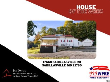 House of the Week - 17668 Sabillasville Rd, Sabillasville MD