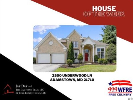 House of the Week - 2500 Underwood Ln, Adamstown, MD 21710