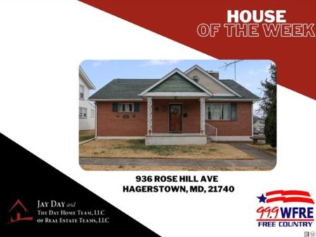 House of the Week - 936 Rose Hill Ave, Hagerstown, MD