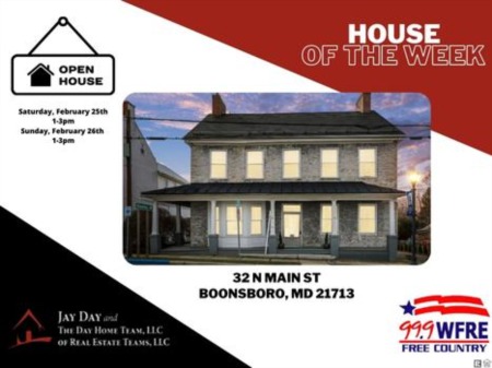House of the Week 32 N Main St Boonsboro, MD 21713
