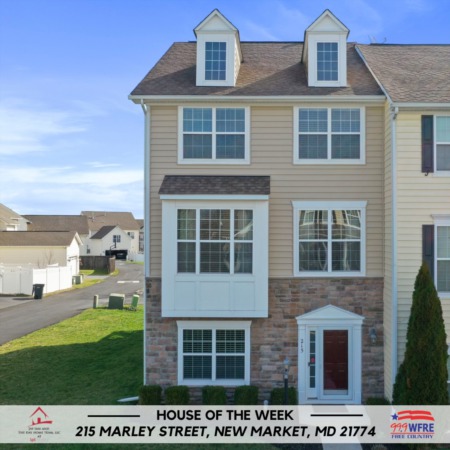 House of the Week - 215 Marley St New Market, MD 21774