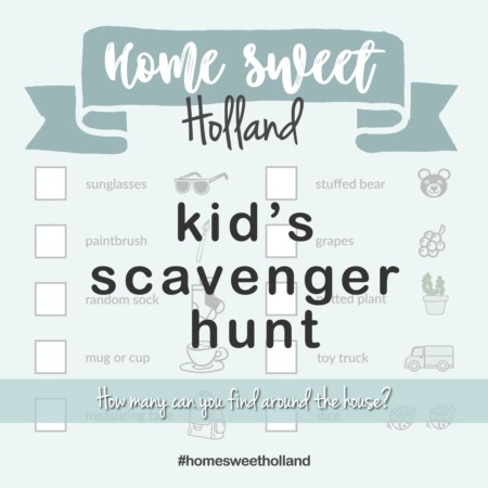Indoor Scavenger Hunt for Kids 
