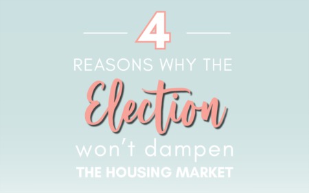 4 Reasons Why The Election Won't Dampen The Housing Market 
