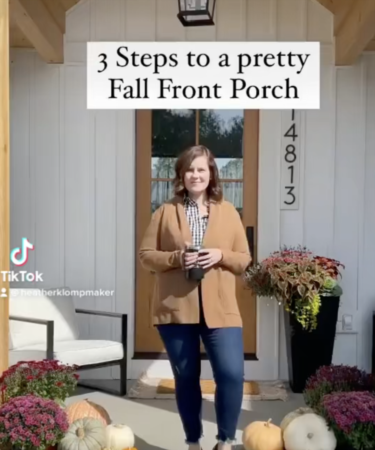 3 Steps to a Pretty Fall Front Porch