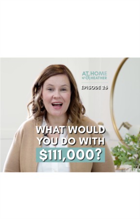 What would you do if you were given $111,000?