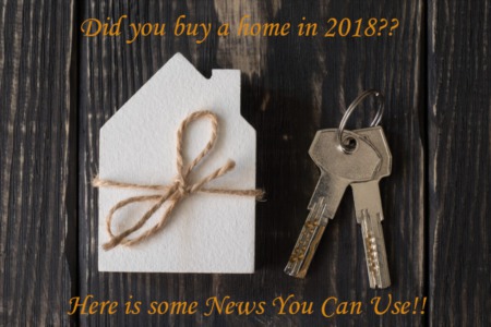 Did you buy a new home in 2018??