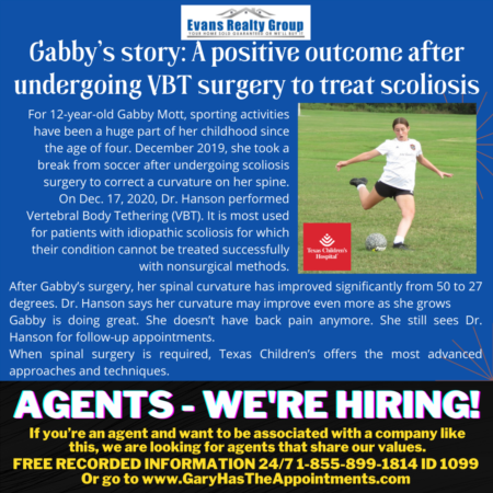 Gabby’s story: A positive outcome after undergoing VBT surgery to treat scoliosis