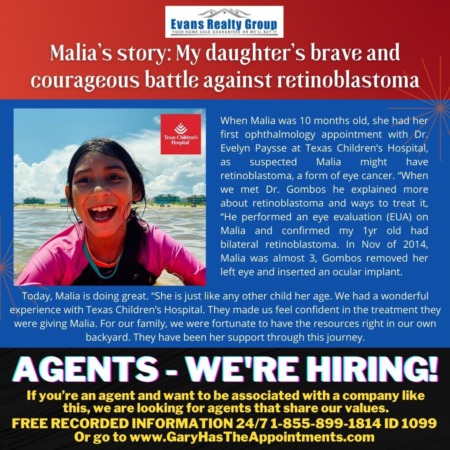 Malia’s story: My daughter’s brave and courageous battle against retinoblastoma