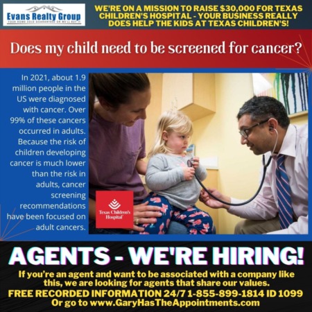 Does my child need to be screened for cancer?