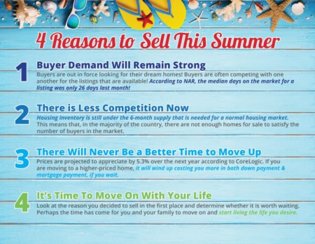 4 Reasons to Sell This Summer