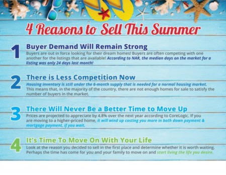 4 Reasons to Sell This Summer [INFOGRAPHIC]