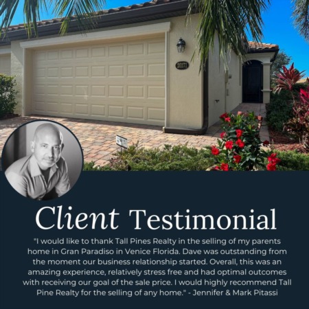 Customer Testimonial - 20171 Tesoro Dr. Gran Paradiso, Wellen Park