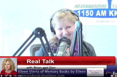 Eileen Vierra with Memory Books by Eileen - RealTalk w/ Brian & Dan Ep 45