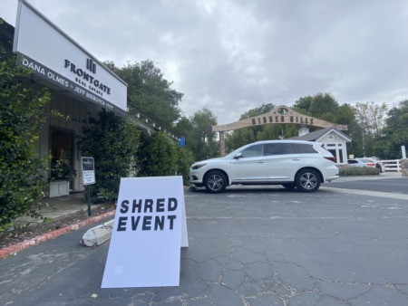 Frontgate Real Estate Hosts Successful Paper Shred Event in Hidden Hills