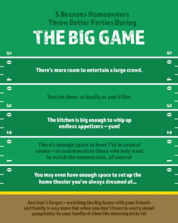 5 Reasons Homeowners Throw Better Parties During the Big Game [INFOGRAPHIC]