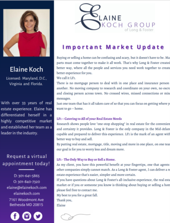 Elaine Koch October Newsletter