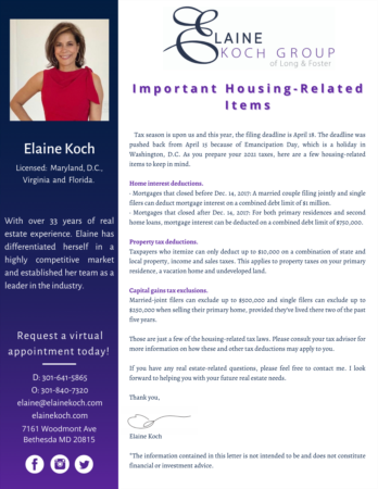 Elaine Koch February Newsletter