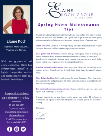 Spring Home Maintenance Tips