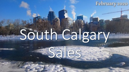 South Calgary Housing Market Update February 2020