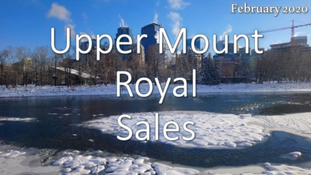 Upper Mount Royal Housing Market Update February 2020