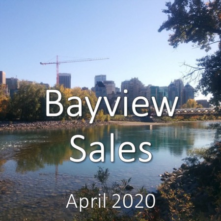 Bayview housing market update. April 2020