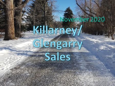 Killarney/Glengarry Housing Market Update November 2020