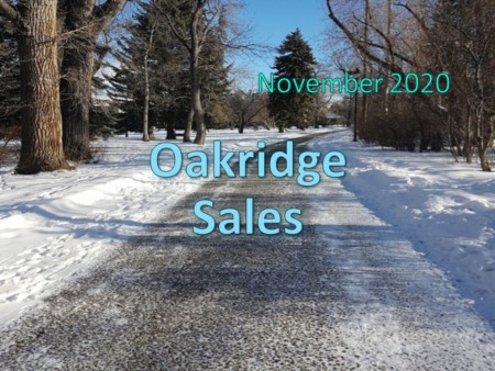 Oakridge Housing Market Update November 2020