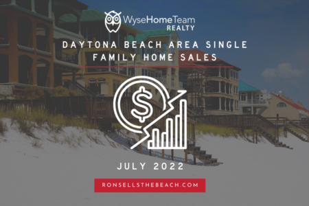 Daytona Beach Area Single Family Home Sales In July 2022