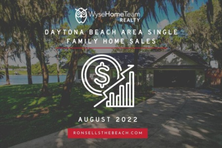 Daytona Beach Area Single Family Home Sales August 2022