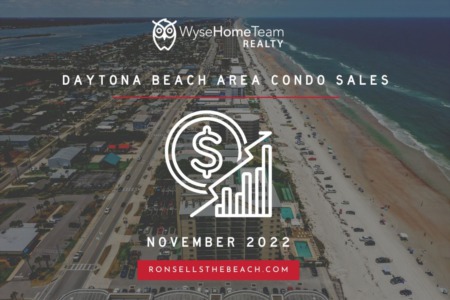 Daytona Beach Area Condo Sales For November 2022