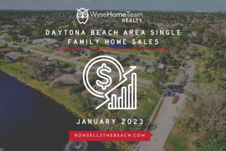 Daytona Beach Area Single Family Home Sales For January 2023