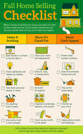 Portland Area Home Sales | Fall Home Selling Checklist [INFOGRAPHIC]