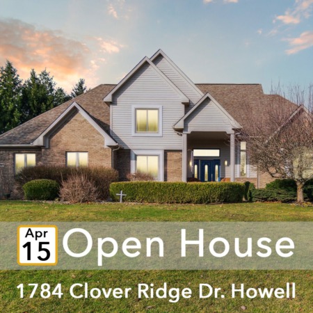 Open House: 1784 Clover Ridge Dr. Howell, MI 48843