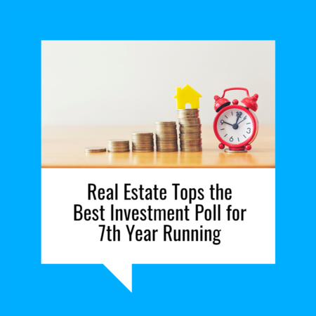 Real Estate Tops Best Investment Poll for 7th Year Running