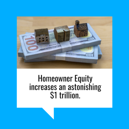 Homeowner Equity Increases an Astonishing $1 Trillion