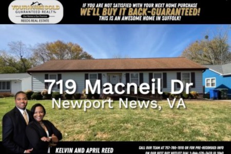 Home For Sale 719 Macneil Dr, Newport News, VA 23602 