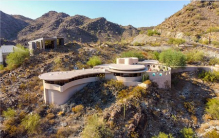 Frank Lloyd Wright’s One-of-a-Kind Circular Sun House Lists in Arizona