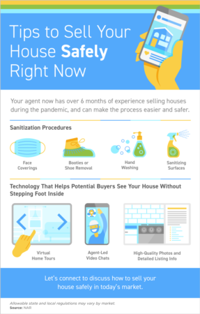 Tips to Sell Your House Safely Right Now [INFOGRAPHIC]