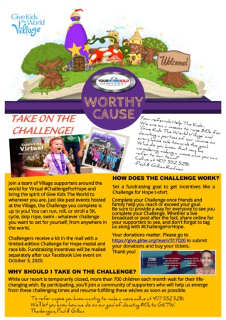 Worthy Cause - 10/9/2020
