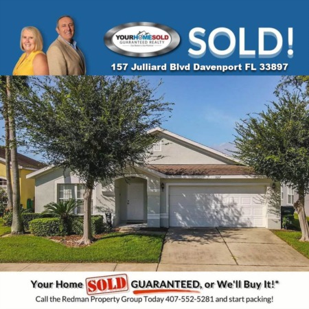 SOLD - 157 Julliard Blvd, Davenport, FL 33897