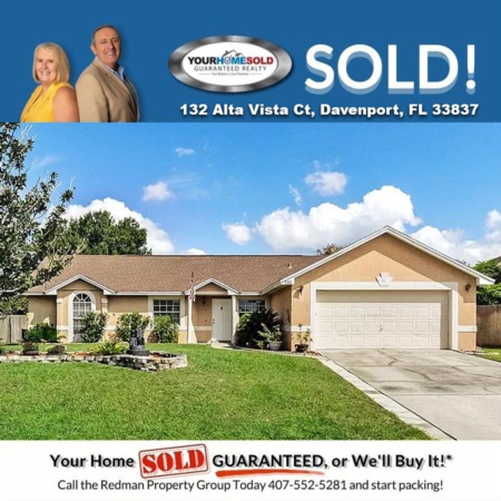 SOLD - 132 Alta Vista Ct, Davenport, FL 33837