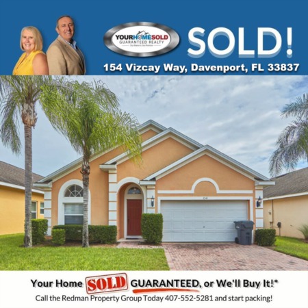 SOLD - 154 Vizcay Way, Davenport, FL 33837