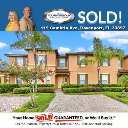 SOLD - 119 Cambria Ave, Davenport, FL 33897