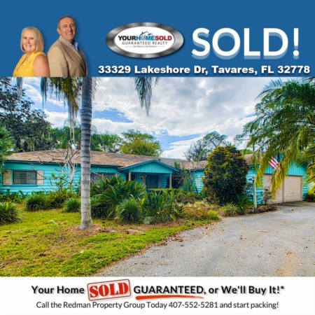 SOLD - 33329 Lakeshore Dr, Tavares, FL 32778