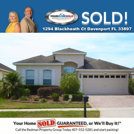 SOLD - 1294 Blackheath Ct Davenport FL 33897