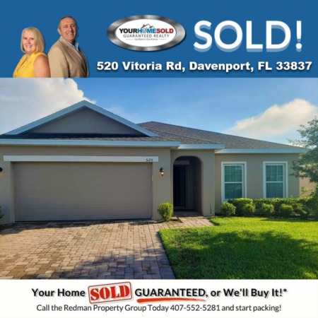 SOLD - 520 Vitoria Rd, Davenport, FL, 33837